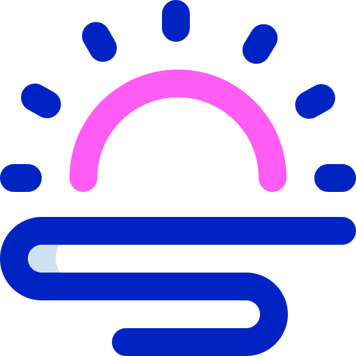 Sunset travel sea sunrise icon