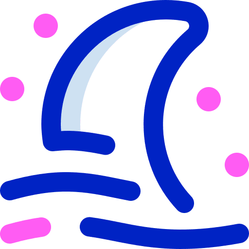 Fog haze moon night icon