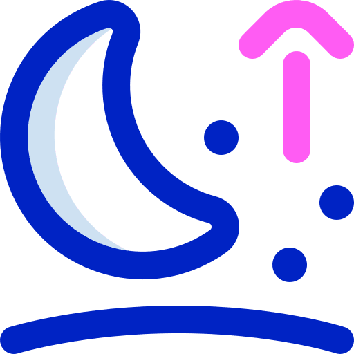 Moonrise weather moonrise horizon icon