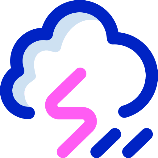 Storm climate rain forecast icon