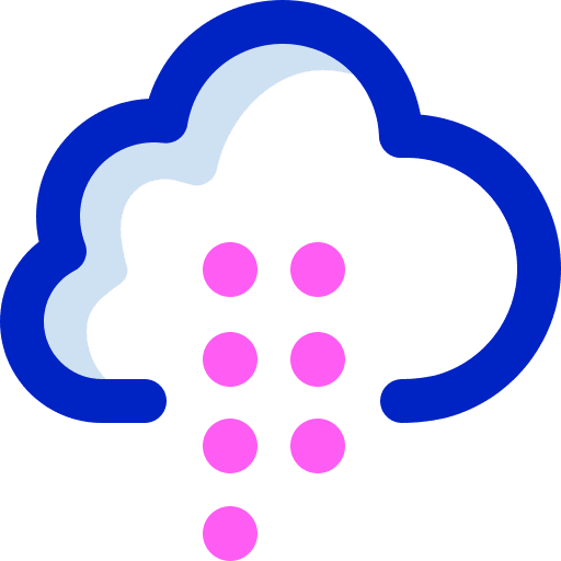 Light rain meteorology light rain rainy icon