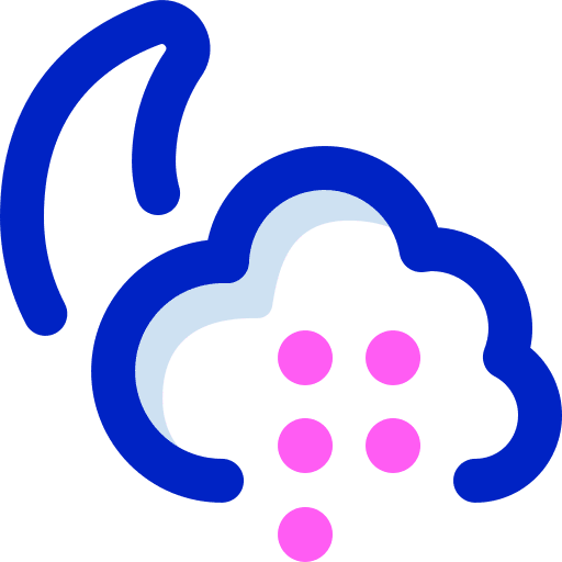 Rainy cloud weather meteorology icon