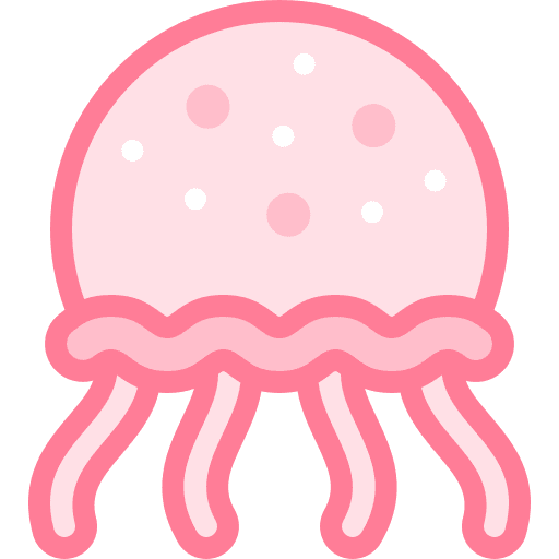 Jellyfish sea life jellyfish nature icon