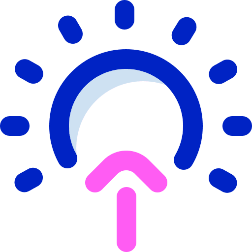 Sunrise sun sunrise sea icon