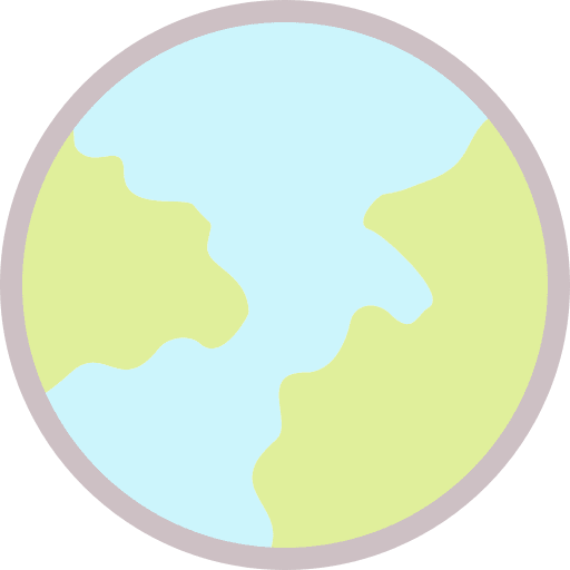 Earth planet earth worldwide nature icon