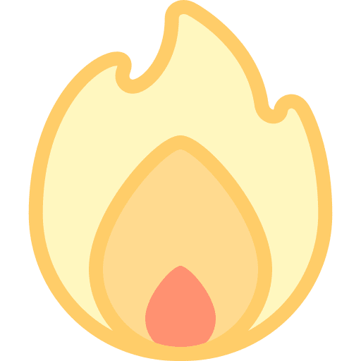 Fire danger miscellaneous nature icon