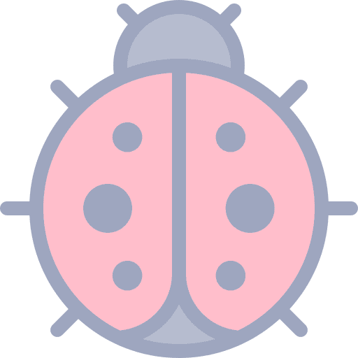 Ladybug insect zoology ladybug icon