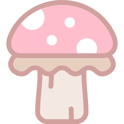 Mushroom fungus toadstool nature icon