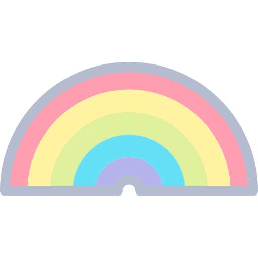 Rainbow rainbow nature weather icon