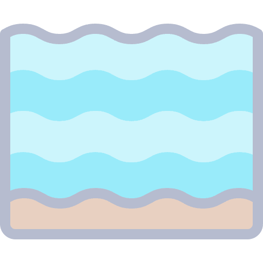 Sea sea water waves icon