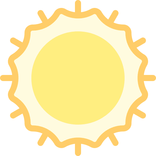 Sun summer sun nature icon