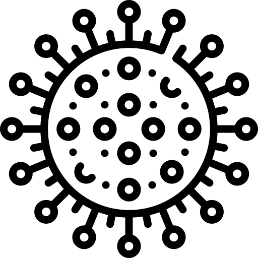 Coronavirus mold healthcare medical icon