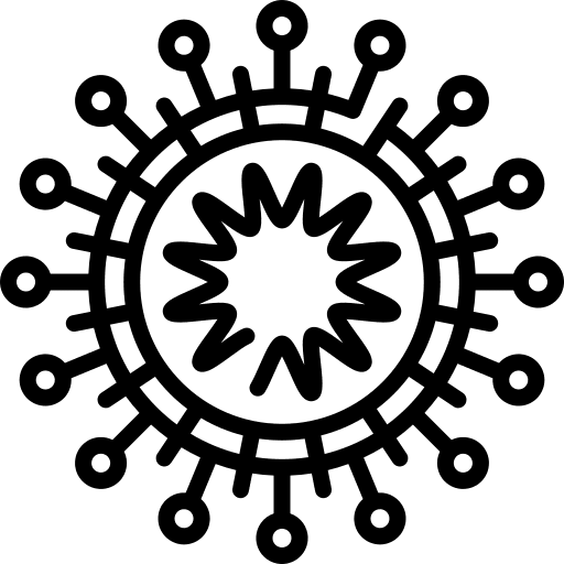 Coronavirus ncov healthcare and medical contagious illness icon