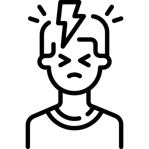 Headache symptoms infectious disease stroke icon