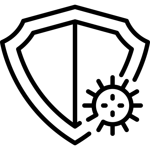 Shield contagious illness covid 2019-ncov icon