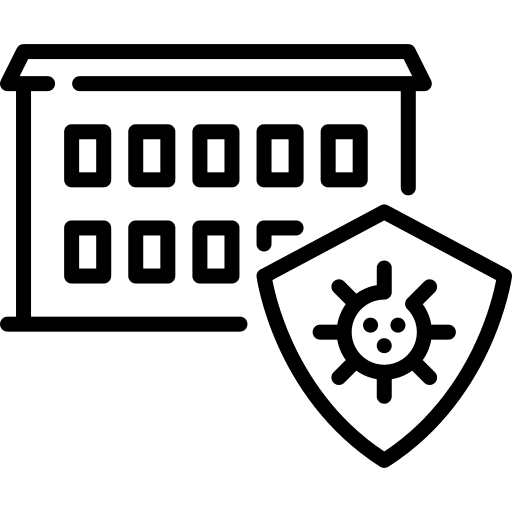 Hospital 2019-ncov hospital covid icon