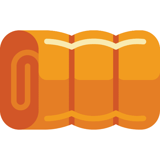 Sleeping bag camping camp sleep icon