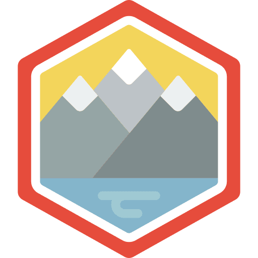 Badge badge climber hobbies and free time icon