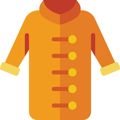 Jacket fashion hobbies and free time warm icon