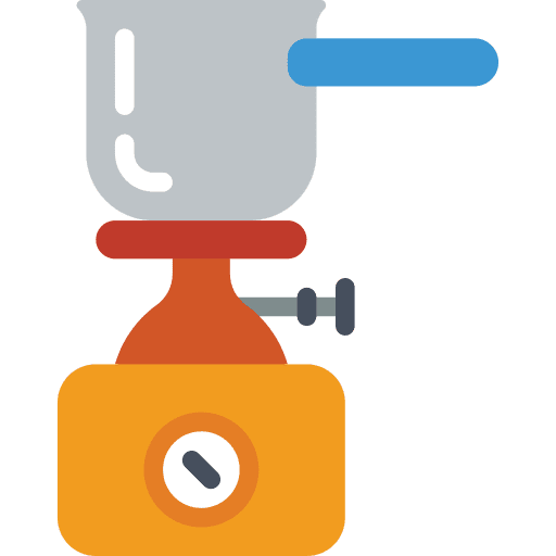 Saucepan stove saucepan portable icon