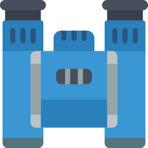 Binoculars look view zoom icon