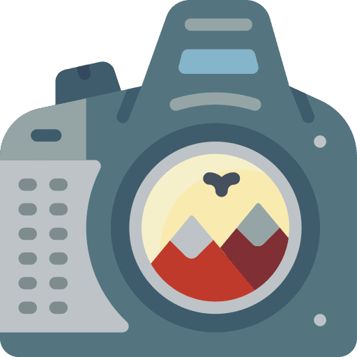 Camera holiday camera picture icon