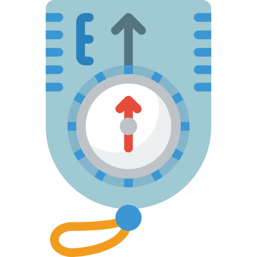 Compass compass travel hobbies and free time icon