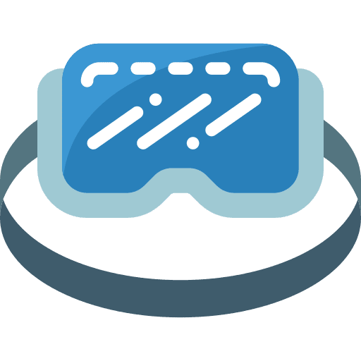 Goggles climbing protection hobbies and free time icon