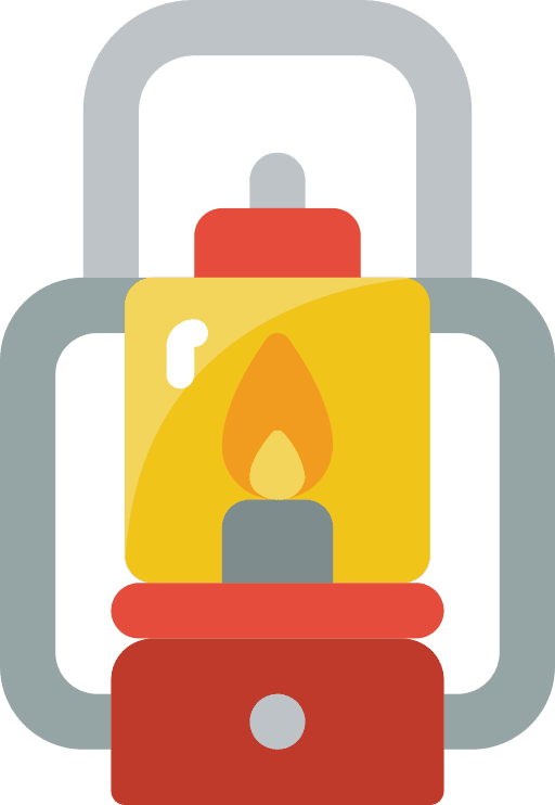 Lamp hobbies and free time lamp burn icon