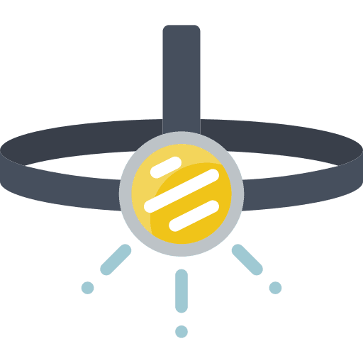 Lamp light search hobbies and free time icon