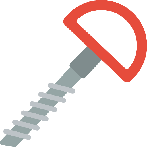 Screw climbing hobbies and free time safety icon