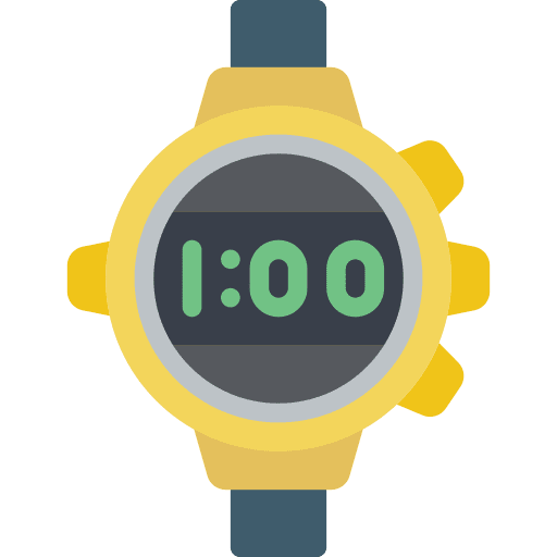 Watch timer hobbies and free time watches icon