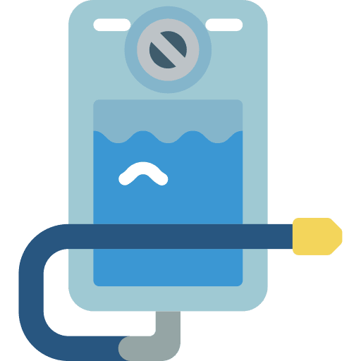 Water bag drink pouch icon