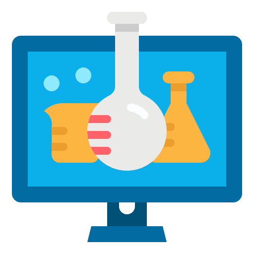 Laboratory labs science chemical icon