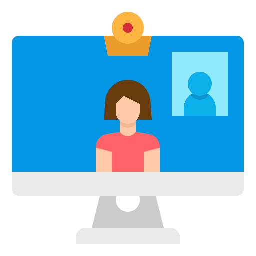 Video calling camera communications communication icon