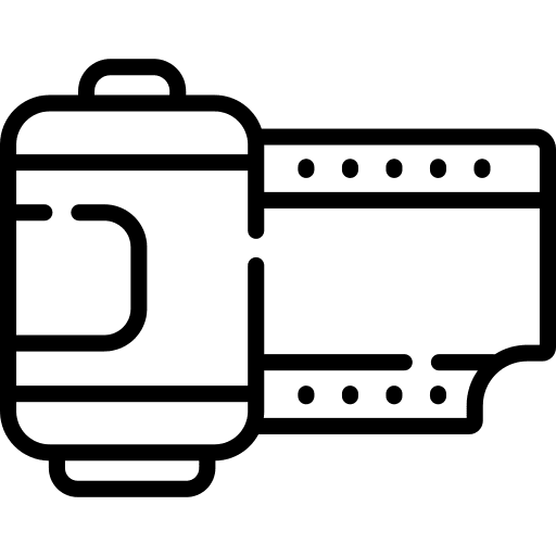 Photo film camera film roll miscellaneous icon