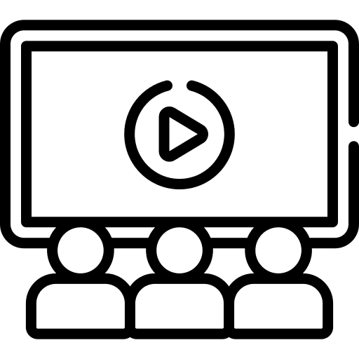 Online learning training hobbies and free time student icon