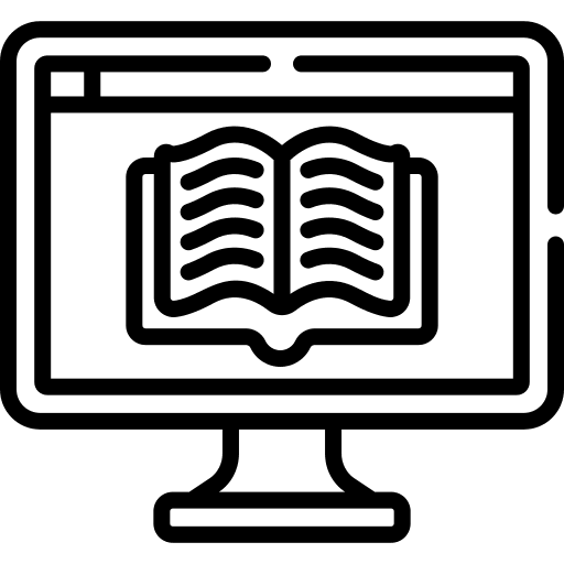 Ebook show ebook online learning icon