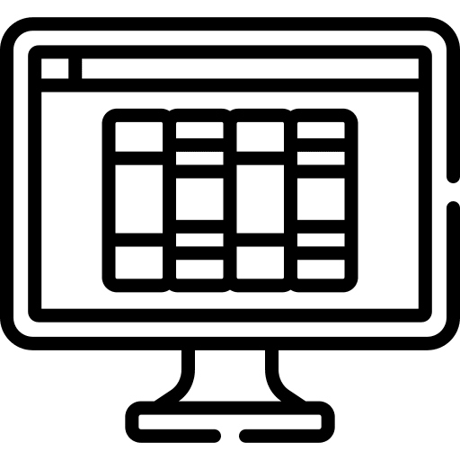 Online library education books digital icon