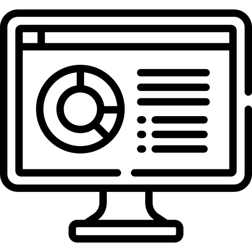 Statistics statistics business and finance analysis icon