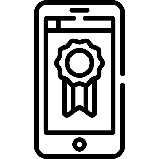 Badge elections technology badge icon