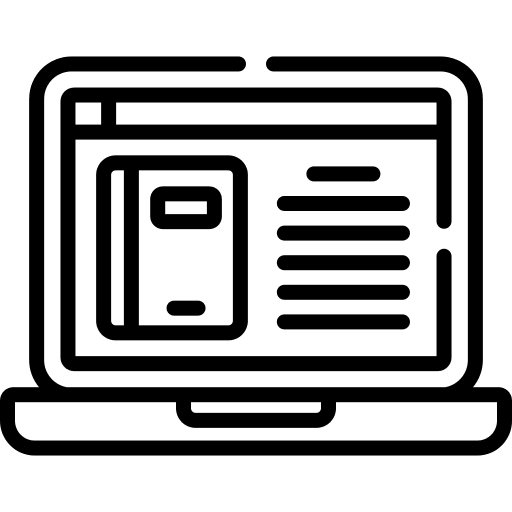 Book digital book online icon