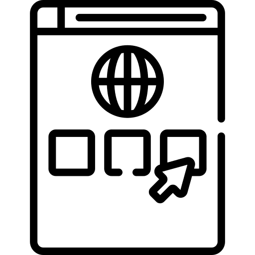 Menu menu website education icon