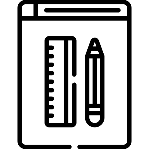 Online learning pencil website online learning icon