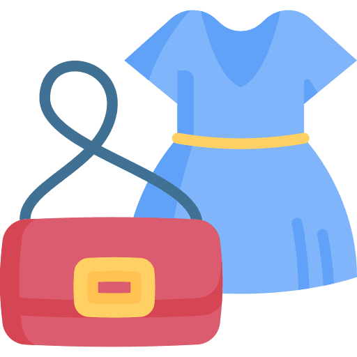 Dress commerce and shopping dress fashion icon