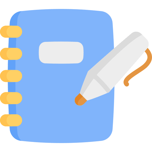 Adress book commerce and shopping ui pen icon