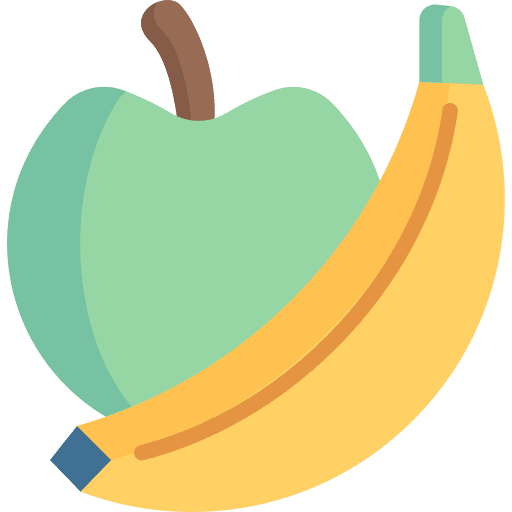 Fruit vegan commerce and shopping harvest icon