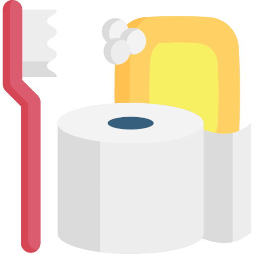 Hygienic toilet paper commerce and shopping hygienic icon