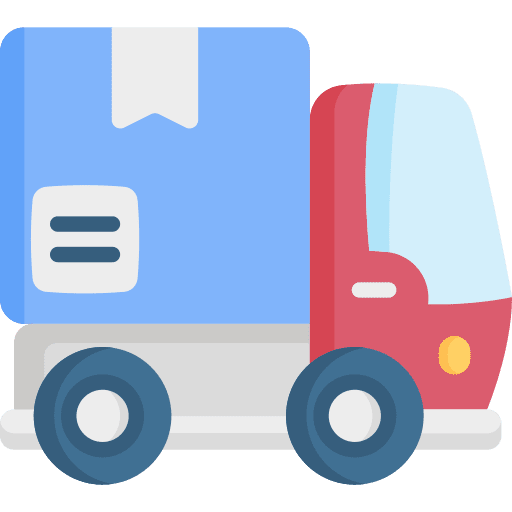 Mover truck commerce and shopping lorry mover truck icon