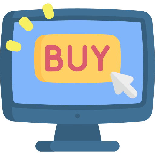 Online shop marketing online store interface icon